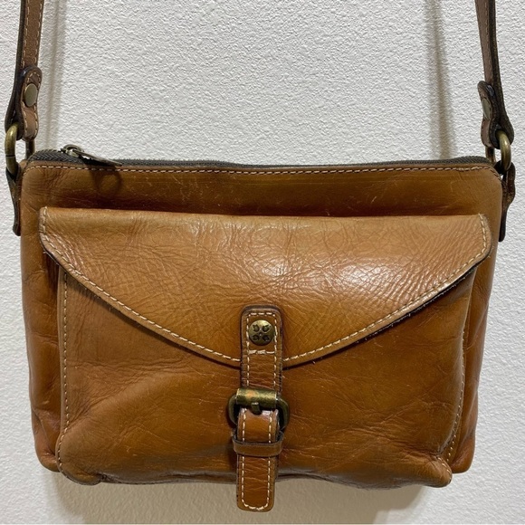 Vintage Patricia Nash Avellino Crossbody Organizer Heritage Leather - Picture 1 of 12